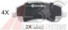 A.B.S. 37202S Brake Pad Set, disc brake